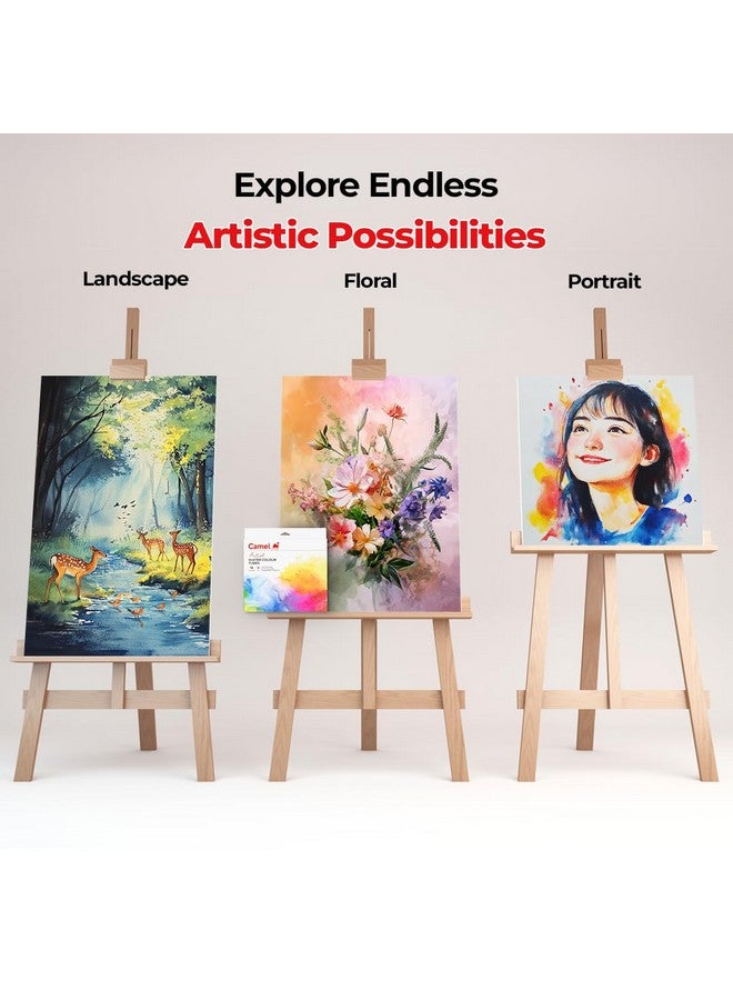 Camel Artist Watercolor Tube - 18 Shades (9ML Each) | Vibrant Pigments for Rich Colors | Quick-Drying & Easy Blending | Perfect for Portraits, Landscapes & Florals | Multisurface Use - Image 5