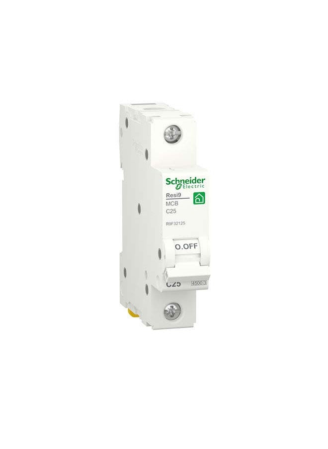 Schneider Electric Schneider Electric Resi9 Miniature Circuit Breaker , 1P, 25A 