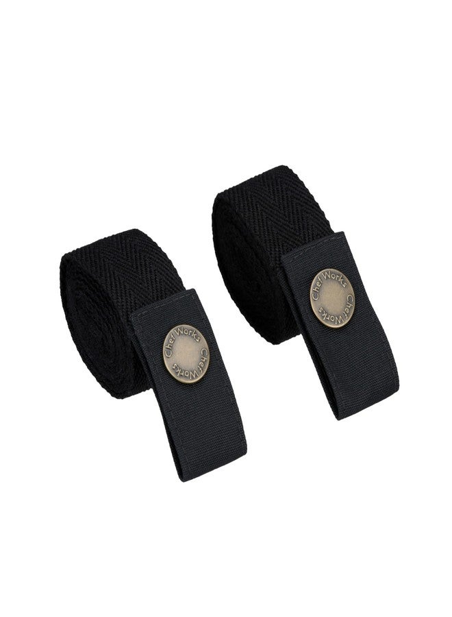 Chef Works Unisex Lockharte Half Bistro Apron Straps, Black, One Size