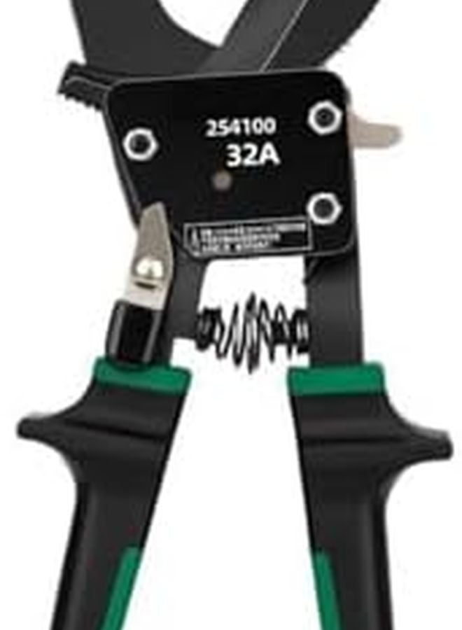 High Carbon Steel Ratchet Cable Cutter For Copper Aluminum Wires 32A One Hand Design - Image 1