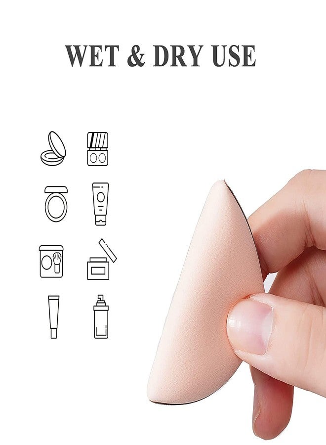 Ruby Face Rubyface Makeup Triangle Shape Sponge, 2pcs Total Coverage Blending make-up Sponge, Latex-Free Foundation Sponge's Wet and Dry Dual Use, Teardrop Powder Puff for All Types of Skin - Image 5