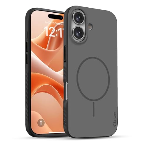 KARWAN®️ Magnetic Wireless Ultra Slim-Fit Back Case Cover for iPhone 17 | Hard PC Case Cover| Ultra-Thin & Light Weight with [Ultra Premium Feel] Case for iPhone 17 (6.3") (Grey) - Image 1