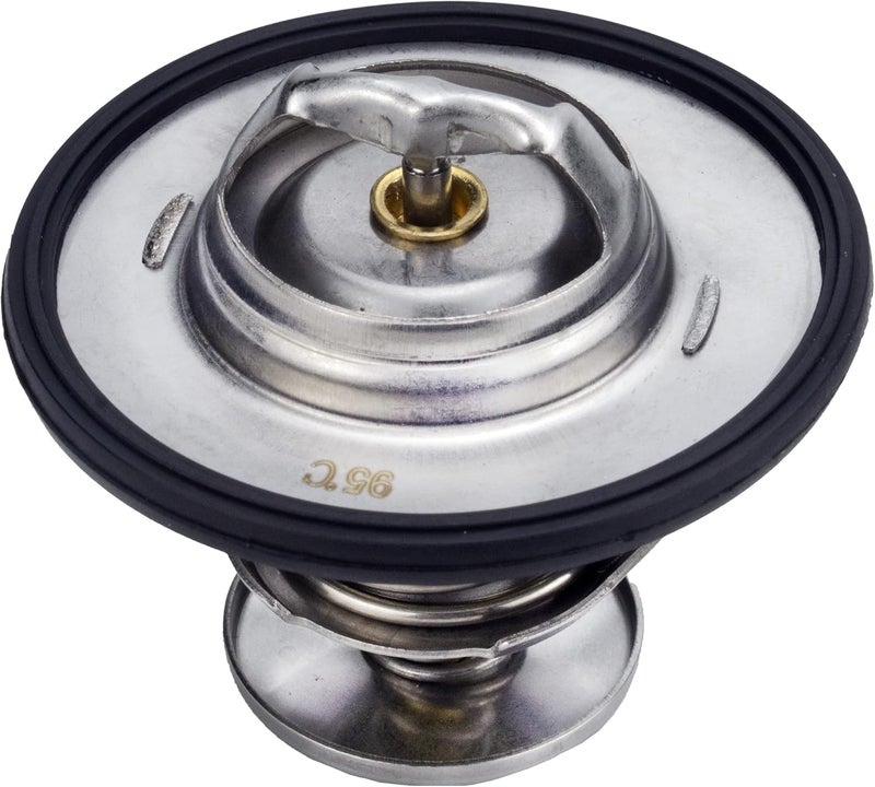 RICHWEI مثبت حرارة المحرك 52028898AE، درجة حرارة 203°F، مناسب لسيارات Ram 1500، 2500، 3500 محرك 5.7L للأعوام 2003–2018، وكذلك لسيارات Dodge Challenger، Charger، Durango، Magnum محرك 5.7L، 6.1L، 6.2L، 6.4L، وJeep Commander، Grand Cherokee محرك 5.7L، 6.1L، 6.4L، وChrysler 300. - Image 5