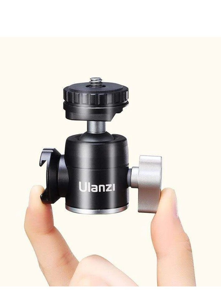 Ulanzi - U-60 Dual Cold Shoe Ball Head - Image 1