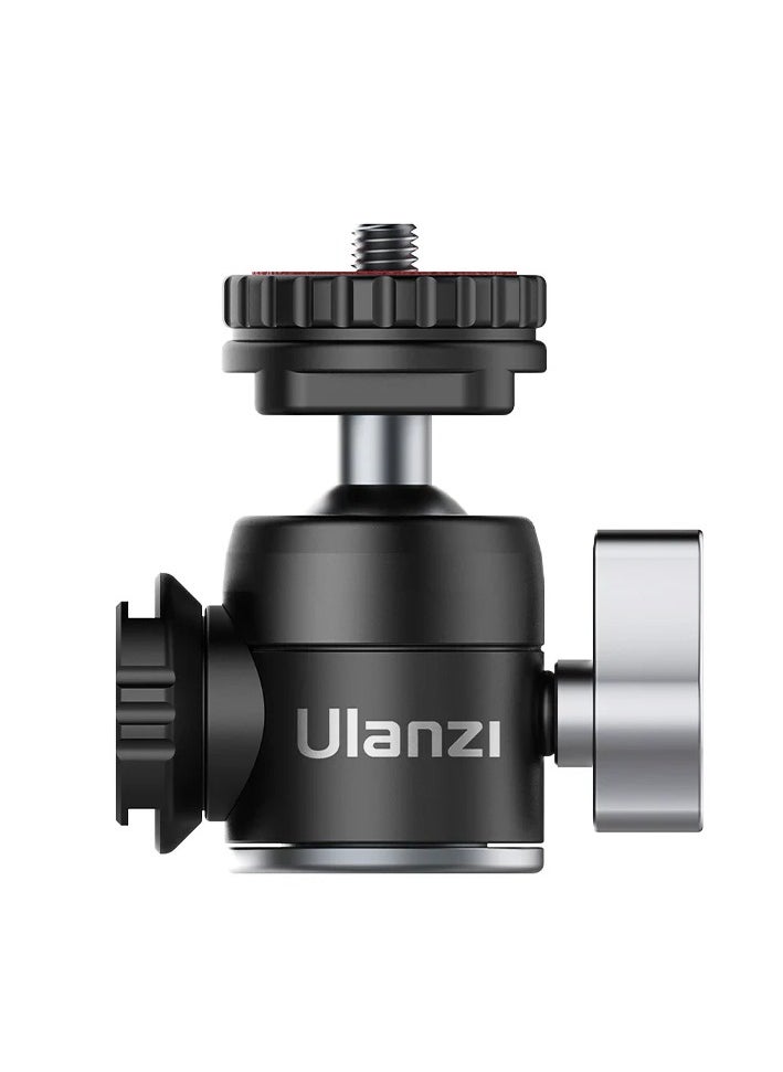 Ulanzi - U-60 Dual Cold Shoe Ball Head - Image 1