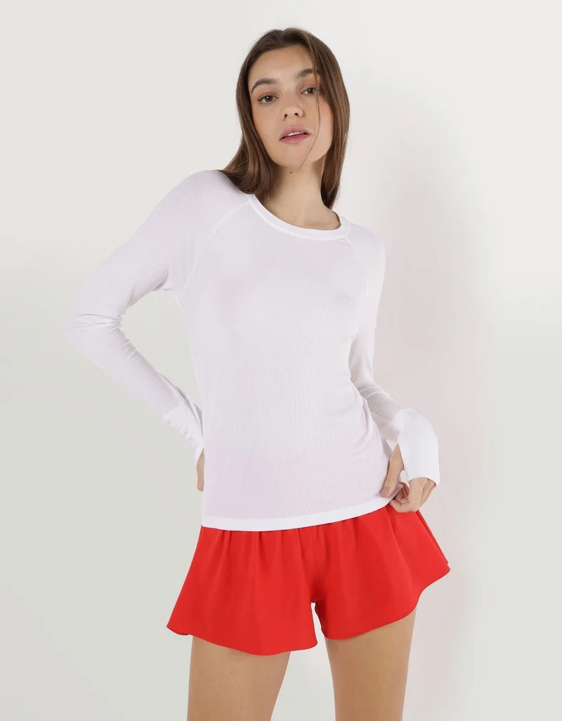 OFFLINE By Aerie Thumbs Up Ribbed T-Shirt