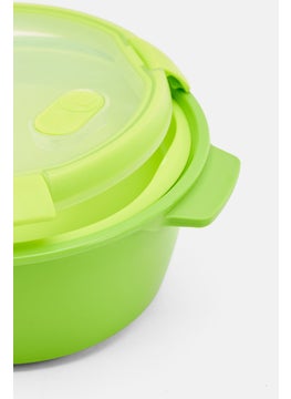 Curver Round Shape Lunch Box Set, Green  - Image 3