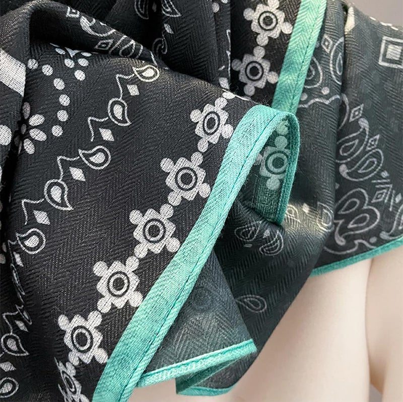 K-Elewon Women Medium Square Scarf Head Scarf Neck Scarf Hair Scarf Head Sleeping Wraps Bandana Scarfs for Women (V06) - Image 5