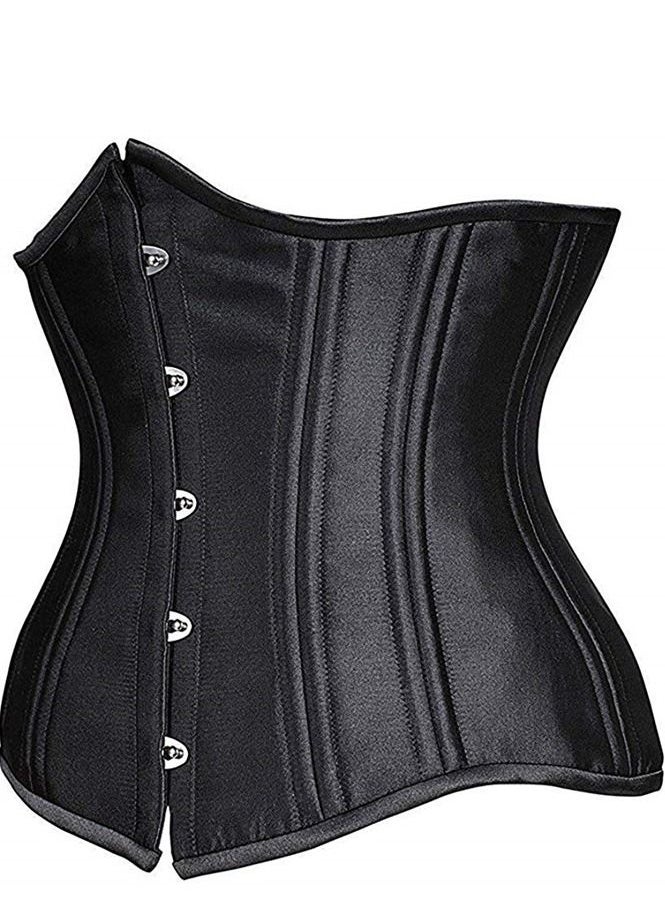 Loquat Court Waistcoat Corset Height 32CM Black  - Image 2
