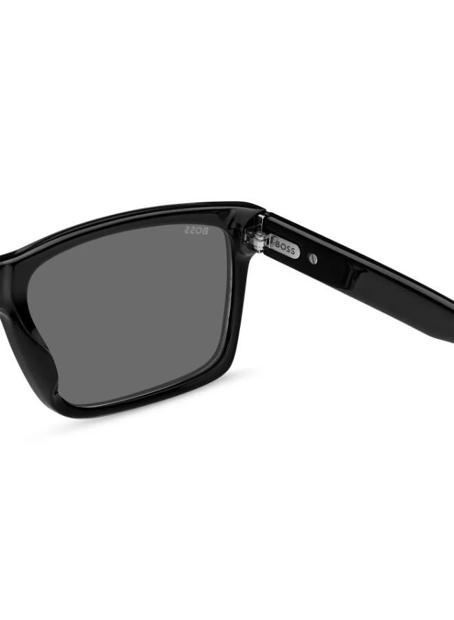 هوجو بوس إطارات نظارات شمسية مستطيلة