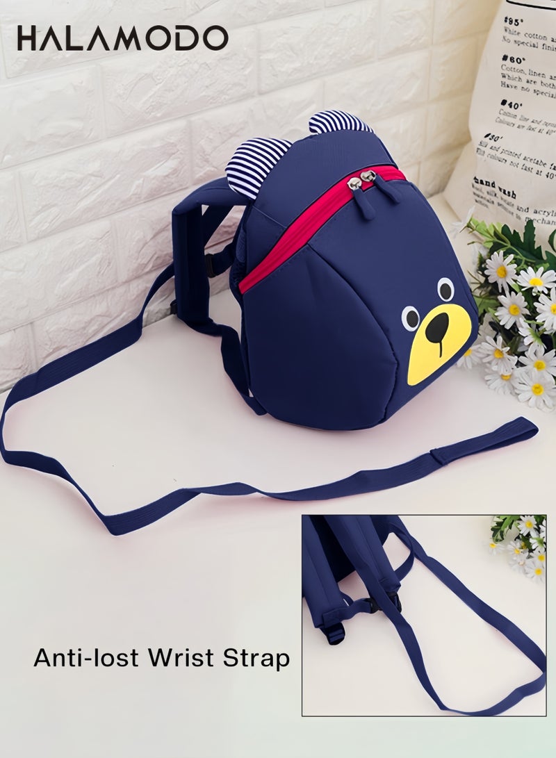 HALAMODO Toddler Backpack with Adorable Animal Pattern Water Resistance Kindergarten Preschool Bags Mini Schoolbag for Preschool Child - Image 2