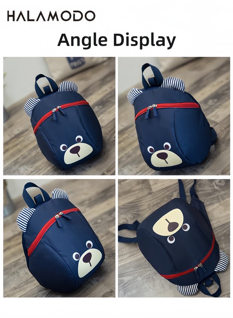 HALAMODO Toddler Backpack with Adorable Animal Pattern Water Resistance Kindergarten Preschool Bags Mini Schoolbag for Preschool Child - Image 4