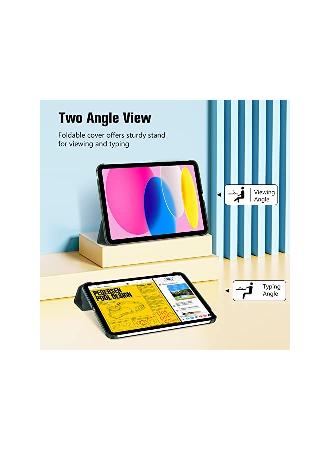 Procases ProCase for iPad 10th Generation Case 2022 iPad 10.9 Inch Case, iPad 10 Case Slim Stand Hard Shell Back Protective Smart Cover for 10.9” iPad 10th Gen 2022 Release -Mgreen - Image 4