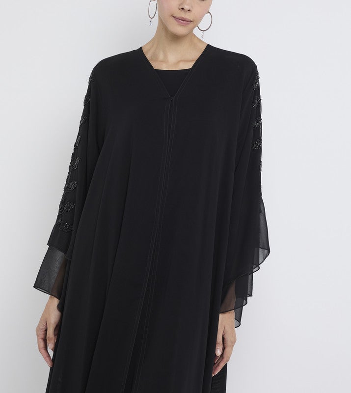 ROZA Stylish Hand Work Abaya - Image 2