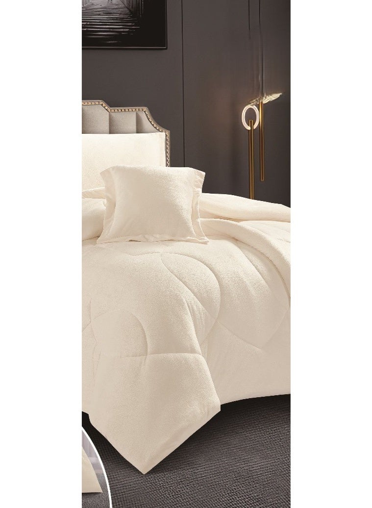 Smart Double bedspread made of soft velvet and fur with a hotel design for a luxurious hotel experience - Image 3