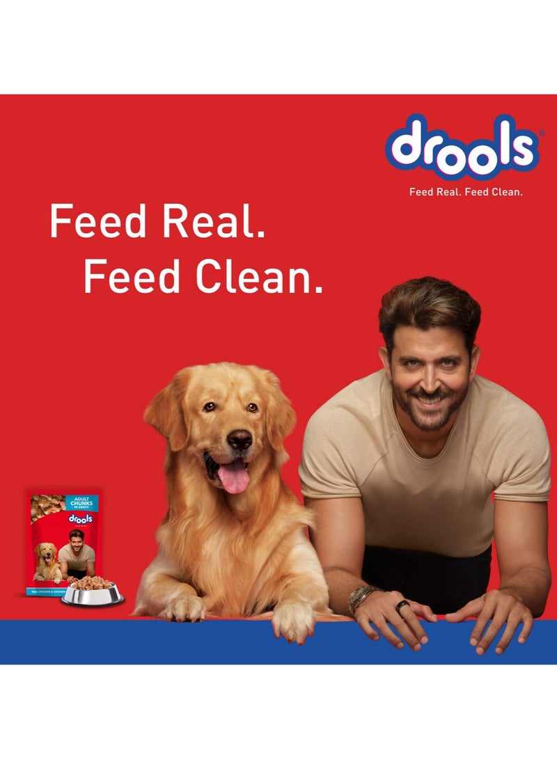 Drools Dog Chicken & Chicken Liver Chunks Gravy Wet Food 6 x 150g  - Image 5