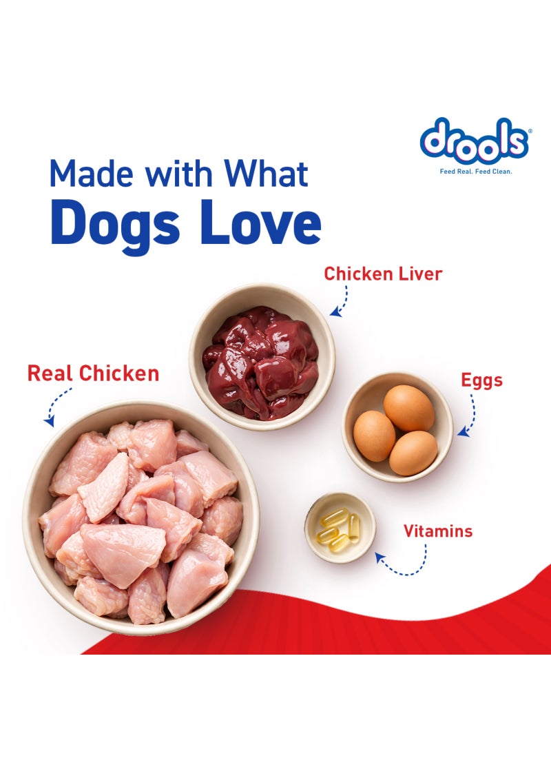 Drools Dog Chicken & Chicken Liver Chunks Gravy Wet Food - Image 4