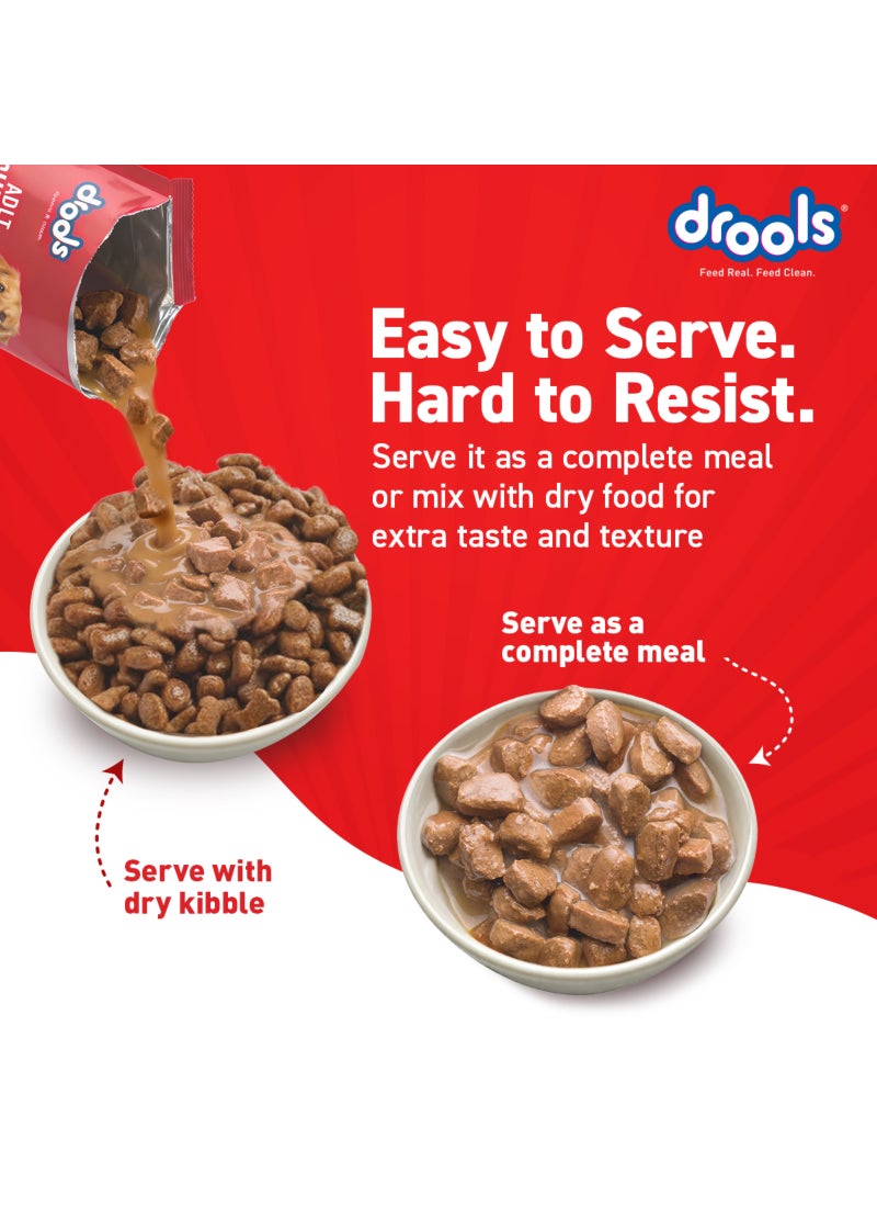 Drools Dog Chicken & Chicken Liver Chunks Gravy Wet Food - Image 3