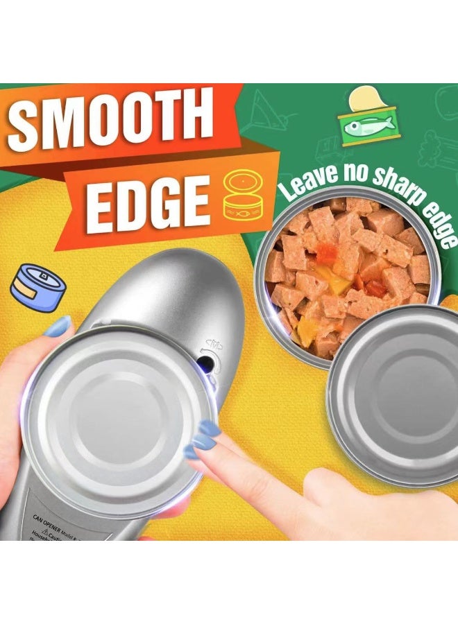 Electric Can Opener, One-touch Automatic Can opener, Automatic Can Opener Hands Free and Smooth Edge Kitchen Gadget Can Openers for Seniors with Arthritis - Image 3