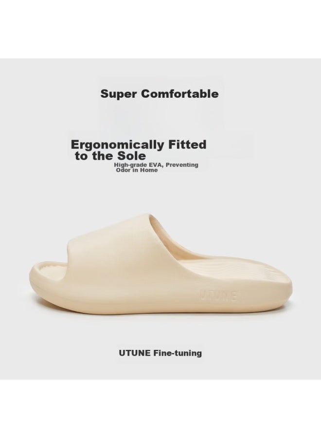 utune Youtiao Slippers For Men, Thick-soled, Squishy Feel, Home-use, Odor-resistant, Bathroom Shower, Non-slip, Couple Slippers For Women, Summer - Image 1