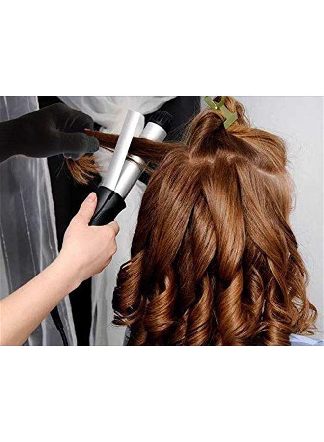 AFT90 Heat Resistant Glove for Hair Styling, Curling Iron, Flat Iron and Curling Wand, Black, Pink Edge, 1 Piece - Image 5