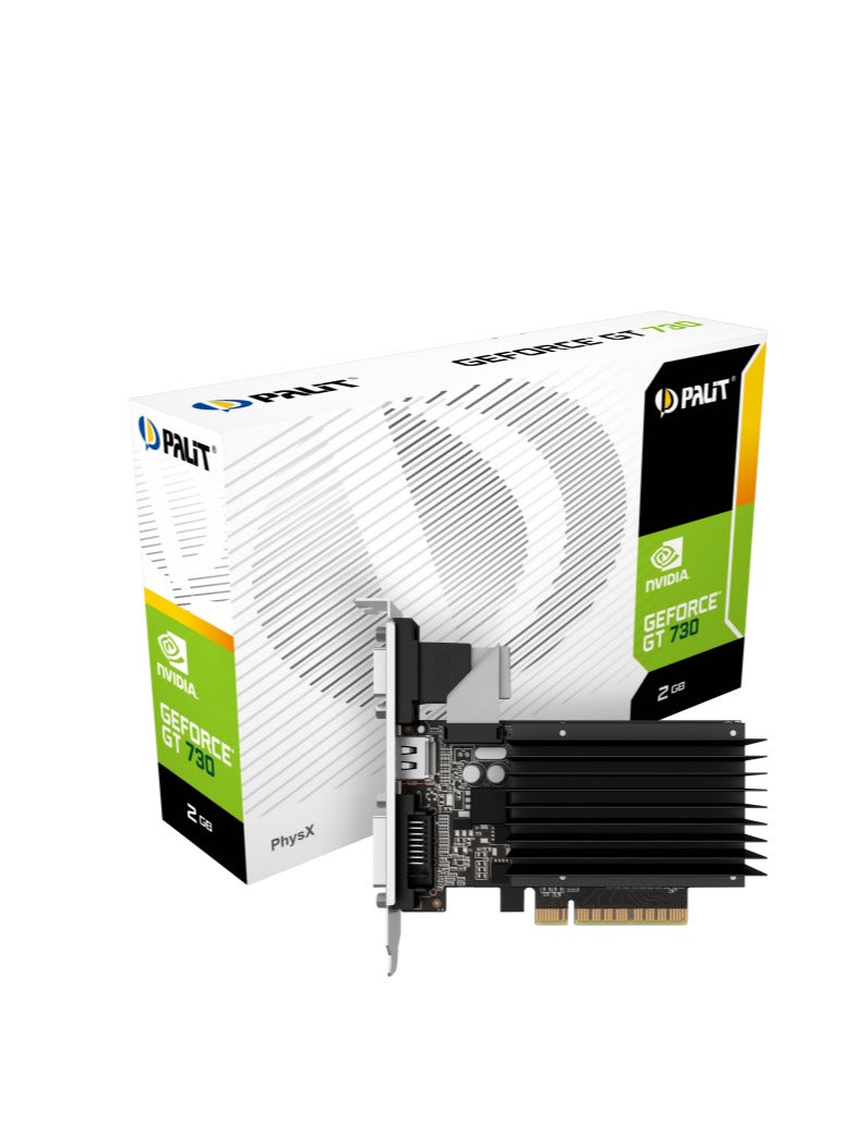 بطاقة الرسوميات نفيديا جي فورس GT 730 صامتة 2 جيجابايت DDR3
