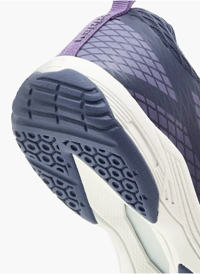 Kappa Womens Logo Print Sports Shoes with Lace-Up Closure