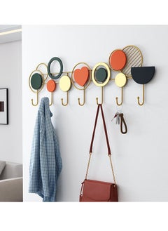 ZCM-HAPPY Multifunctional wall mount with 7 hooks Hooks 65x21cm  - Image 1