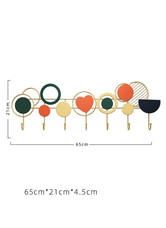 ZCM-HAPPY - Multifunctional wall mount with 7 hooks Hooks 65x21cm - Image 1