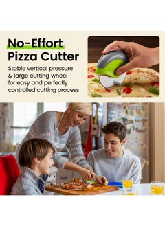 Kitchy Pizza Cutter Wheel with Protective Blade Cover, Ergonomic Pizza Slicer (Green) - pzsku/Z0E660245EE30D9BABF8DZ/45/_/1740118951/85e77953-67c7-495c-9228-2be11f2ad428