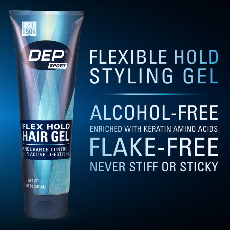 DEP Sport Endurance Hair Styling Gel, 9.8 Ounce (Pack of 3) - Image 3