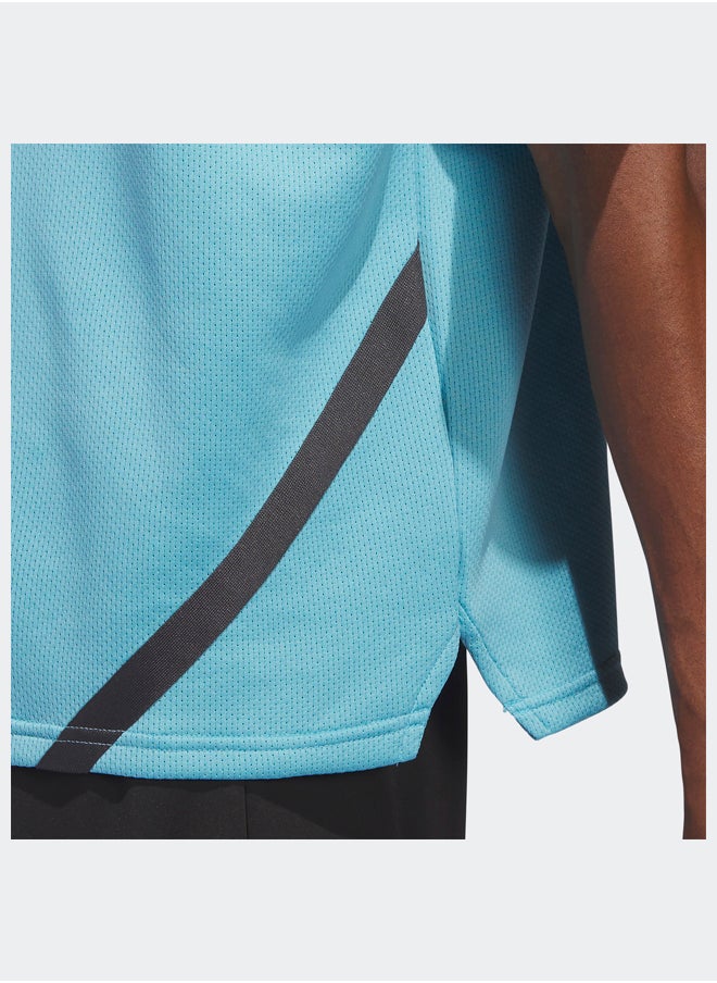 adidas Originals - Basketball Select Short Sleeve Hoodie - Image 1