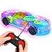 Playbees LightUp Transparent Car with Remote Control Toys for Autistic Kids Ages 35 Sensory Activity for Kids with Autism Special Needs Toys Bump and Go Toys for Toddlers Music and LED Effects - Image 2