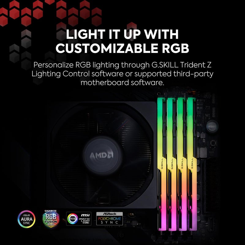 G.Skill G.Skill Trident Z NEO Series 16GB (2 x 8GB) 288-Pin SDRAM (PC4-28800) DDR4 3600 CL16-19-19-39 1.35V Dual Channel Desktop Memory Model F4-3600C16D-16GTZNC - Image 3