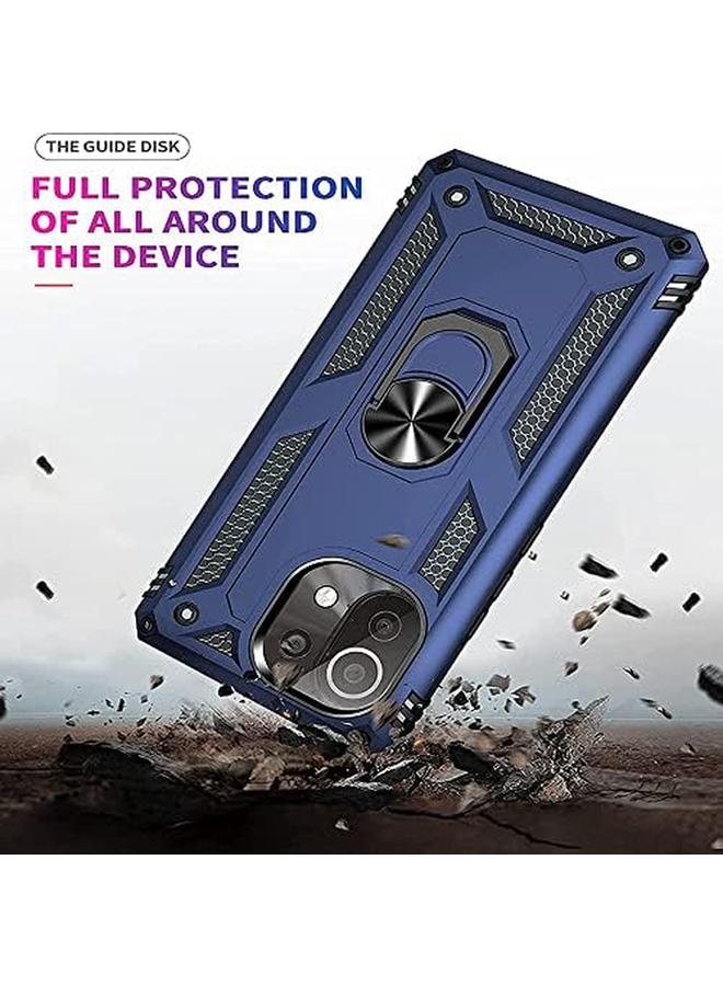 إيروريكس جراب Plus 2 لهاتف Xiaomi Mi 11 Lite Mi 11 Lite 5G Xiaomi 11 Lite 5G Ne مع واقي شاشة من الزجاج المقوى مكون من قطعتين من درع متين مزدوج الطبقة Mi 11 Lite Mi 11 Lite 5G Xiaomi 11 Lite 5G Ne أزرق 2 - Image 5