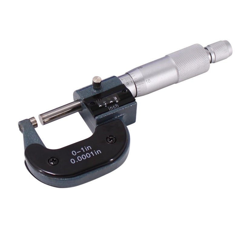HFS (R) 1" Mechanical Digital Outside Micrometer Digit Counter Carbide Tips 0.0001" - Image 1