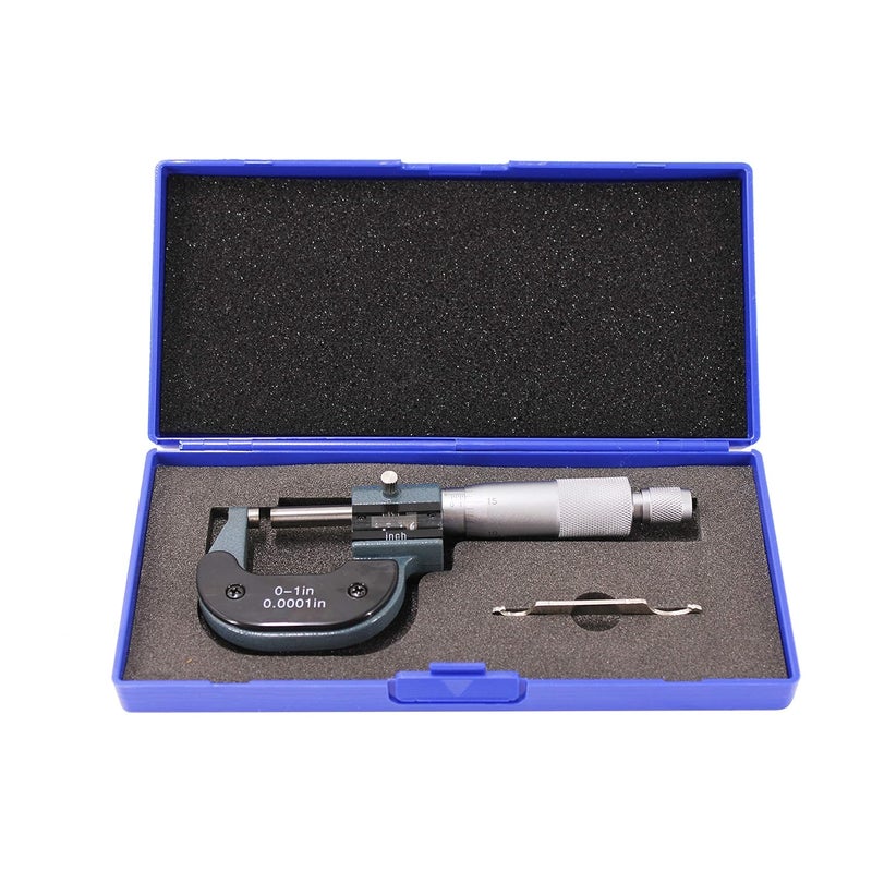 HFS (R) 1" Mechanical Digital Outside Micrometer Digit Counter Carbide Tips 0.0001" - Image 4