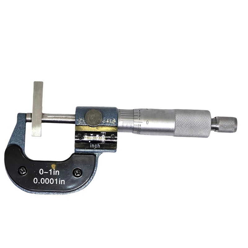 HFS (R) 1" Mechanical Digital Outside Micrometer Digit Counter Carbide Tips 0.0001" - Image 5
