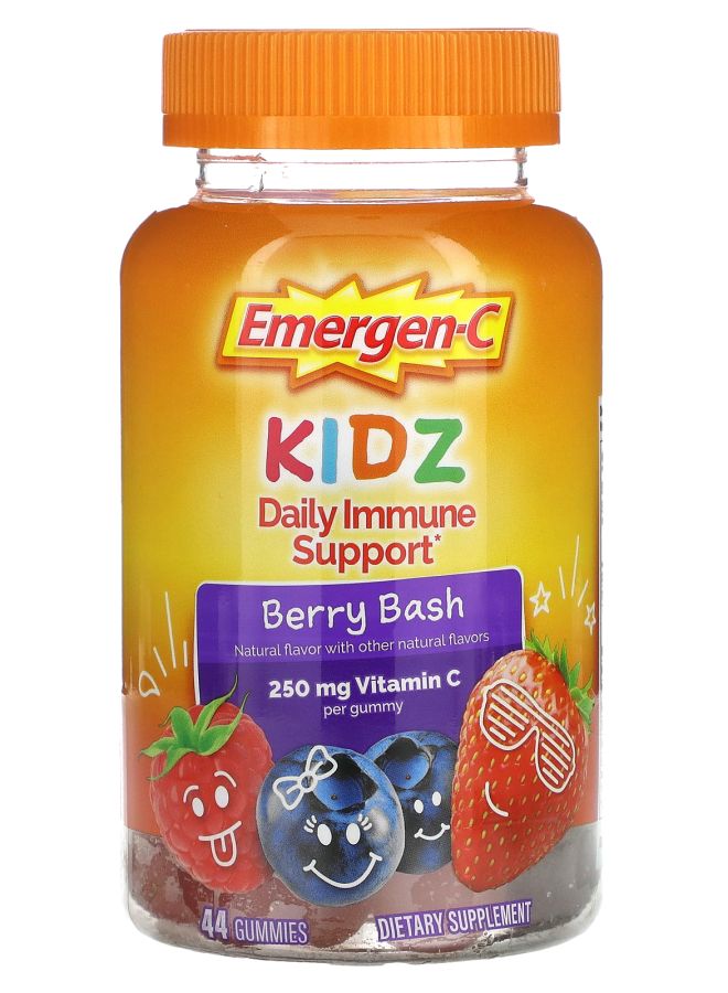 Emergen-C Kidz Daily Immune Support Berry Bash 44 Gummies