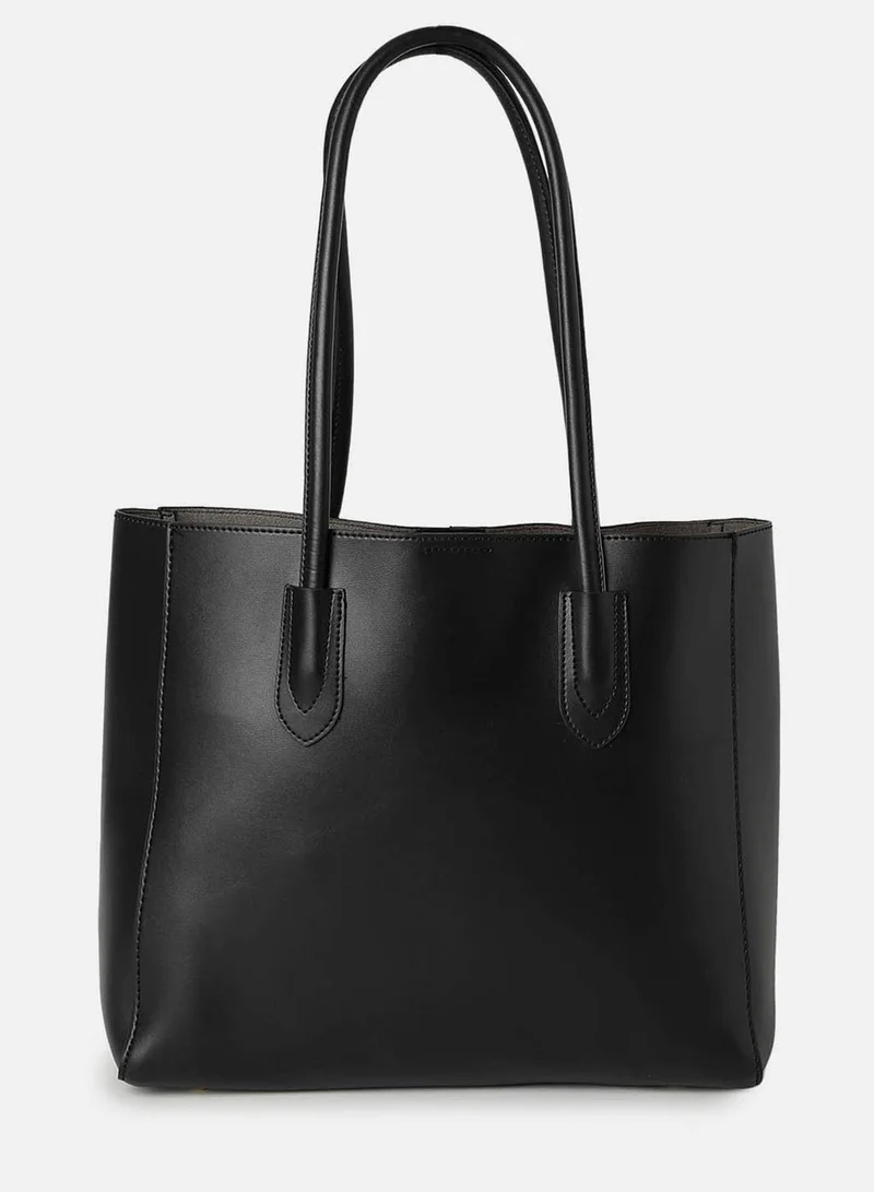 Haute Sauce Women's Dark Dynamite Black Tote Bag Set