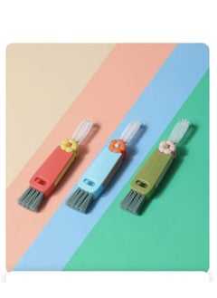 Generic Three-in-one cup lid brush thermos cup multi-function crevice cleaning brush and mouth cup brush  - Image 2