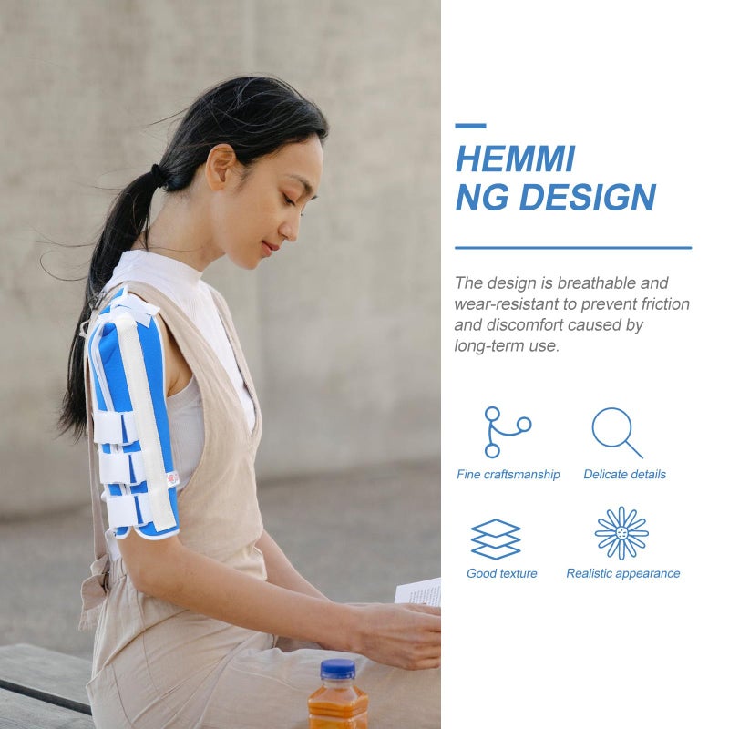 Medium Shoulder Brace with Steel Plate for Dislocation Injury Support and Rehabilitation - Image 5