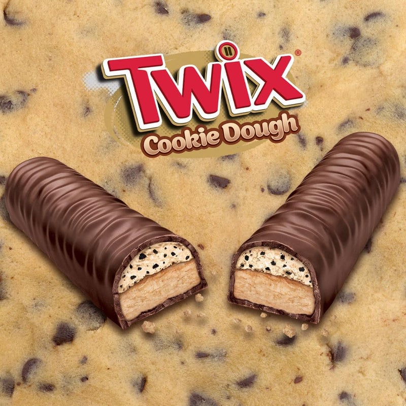 Twix Cookie Dough Milk Chocolate Bars, Share Size, 20 Count Bulk Box - Image 4