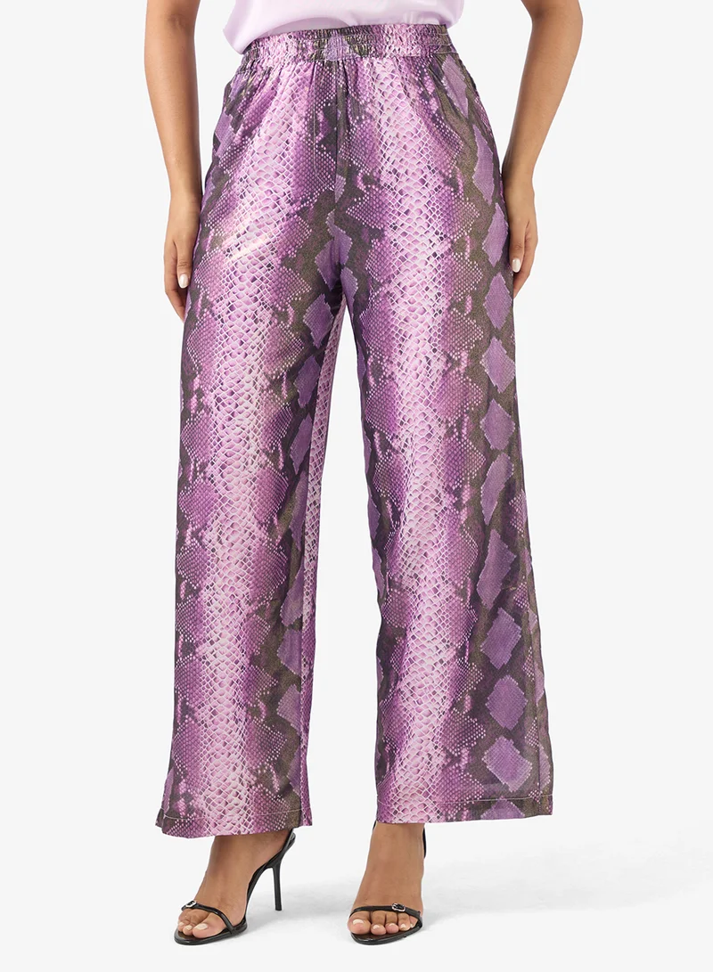 Golden Apple Round Neck Printed Set