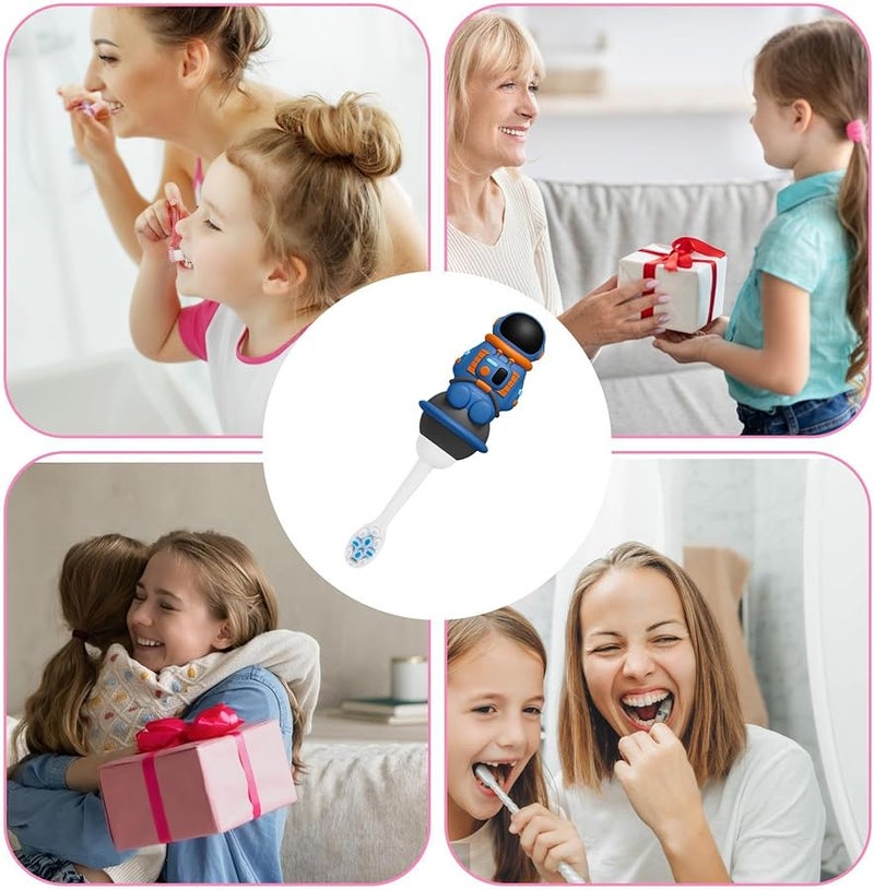 Kids Space Themed Soft Bristles Toothbrush Set With Non Slip Grip For Travel School - Image 5