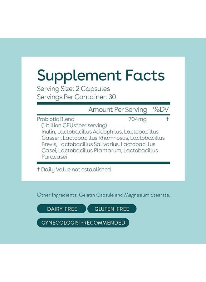 Love Wellness - Love Wellness Good Girl Probiotics | Women's Vaginal Health Supplement | Vaginal Probiotics for Women pH Balance & Urinary Tract Health | Support Vaginal Odor & Flora | 60 Count - Image 1