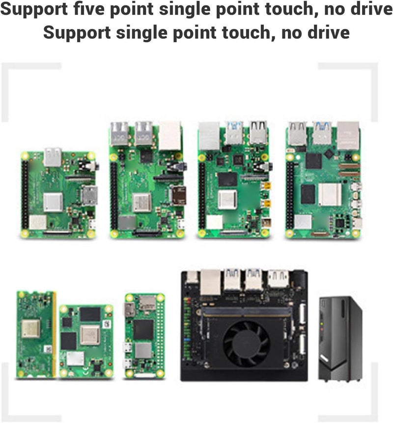 Popular practical build Zunate 1024x600 LCD Screen Capacitive Touch Display, 5Inch 1920x1080 Clear Image Monitor, Compatible with Ubuntu Retropie Wins 11 10 8.1 8 7, 5 Point Cap Touch Multi stock guarantee supply Global mainstream design picks Domestic distribution ready Multi-use well-engineered build Salt resistant coating Trendy widespread design Reliable durability Year round in stock Globally selected raw material Experience optimized build Temp fluctuation resistant crafted quality All storage type compatible Mountain region eligible ship Licensed warehouse stored goods Desert area eligible deliver Sufficient order stock Fixed & portable compatible Global light sturdy raw material Upgraded classic design Market diverse application fit Natural material Changing environment compatible Shop & home all-space compatible Durability boosted processed material - Image 2