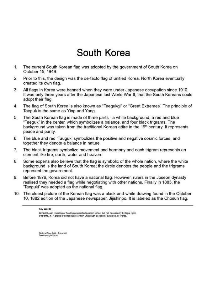 BRAINSMITH Brainsmith Quantum Flash Cards, National Flags - Educational Flashcard Set for Brain Development of Toddlers and Kids (8 months to 8 years)  - Image 2