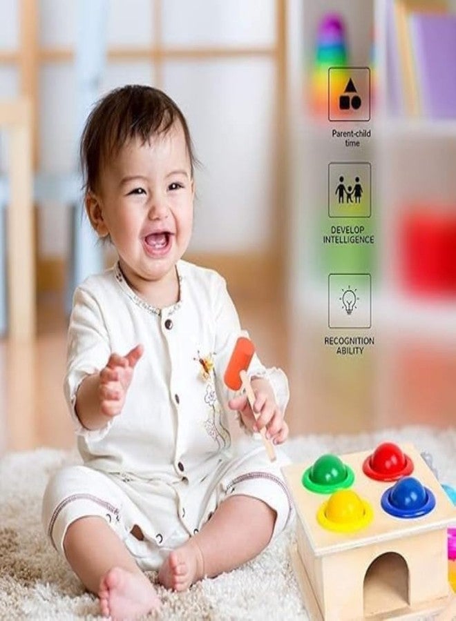 SubiMouIQ 2 in 1 Combo Set - Eco-Friendly Slippery Car Track with 3 Cars & Hammer and Ball Toy - Creative Play Multi-Color Educational Playset for Toddlers, Ideal Gift for Kids Aged 3+ Years - Image 2