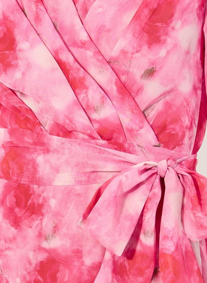 Styli Floral Print Wrap Dress - Image 4